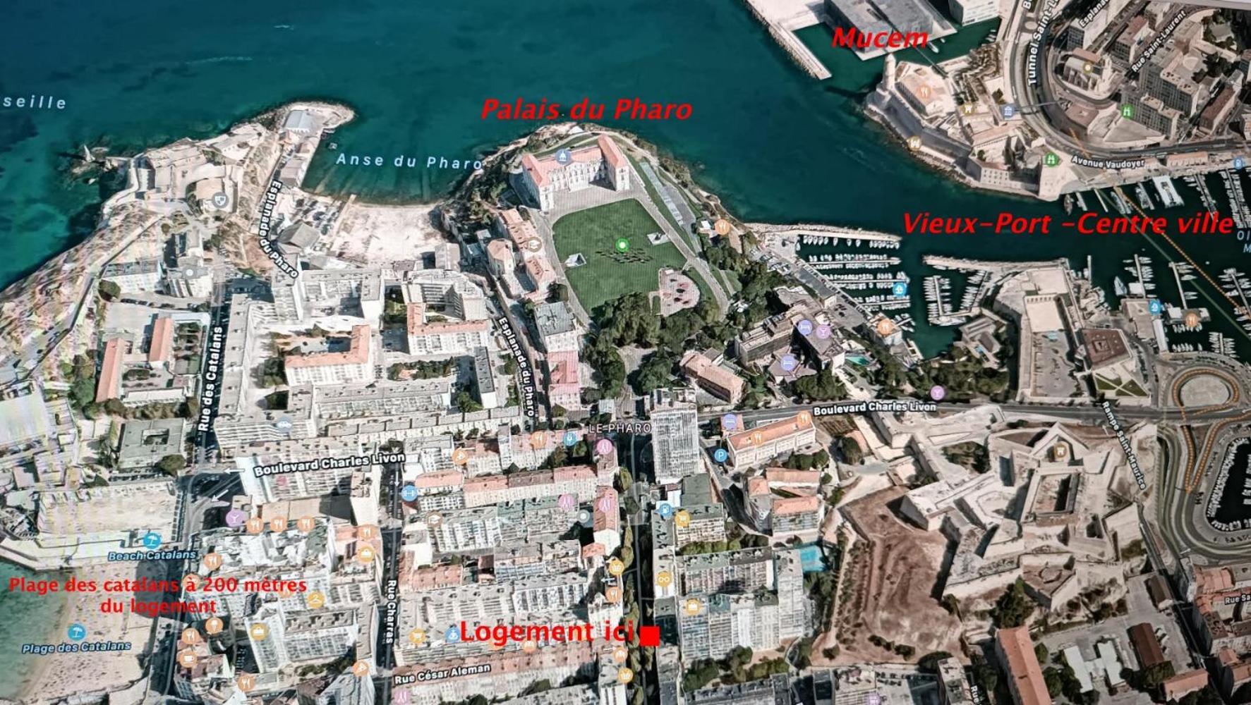 Pied A Terre Strategique Lägenhet Marseille Exteriör bild